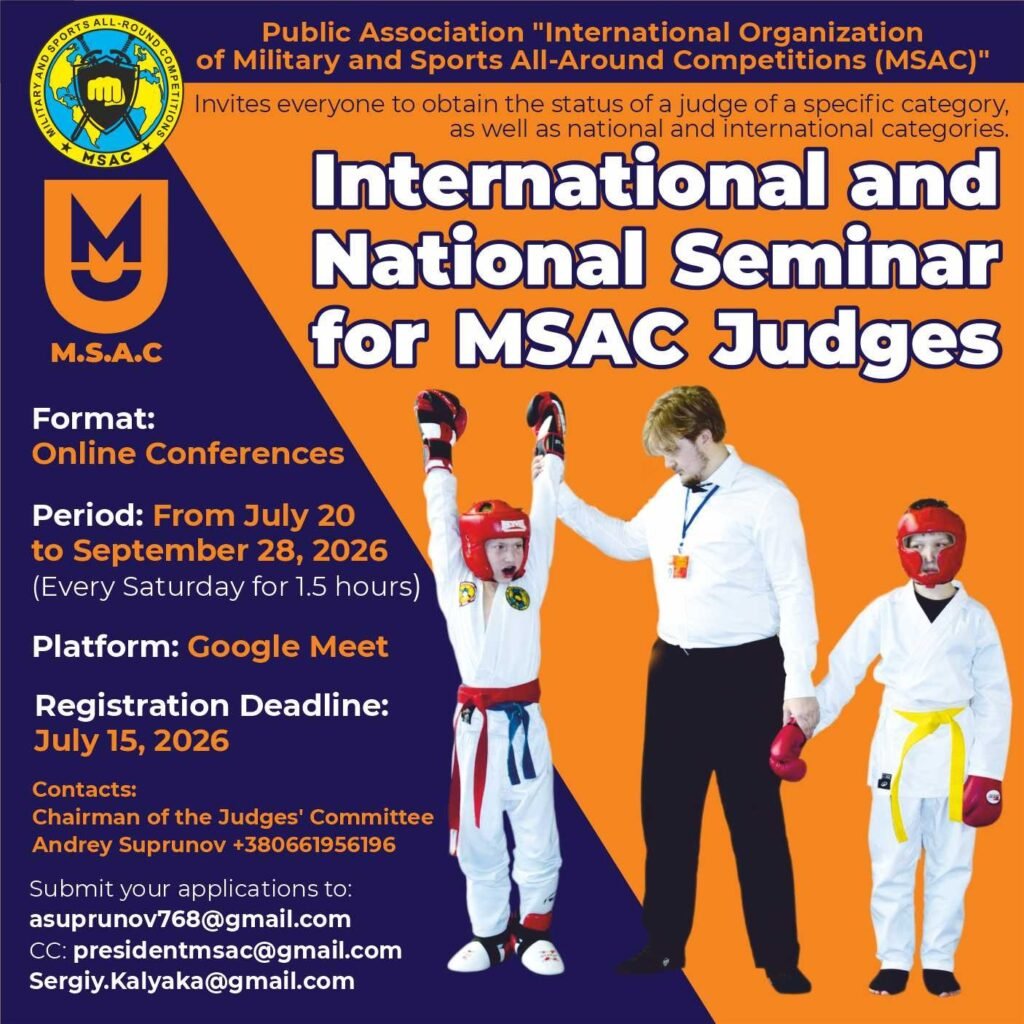 international and national seminar for msac judges